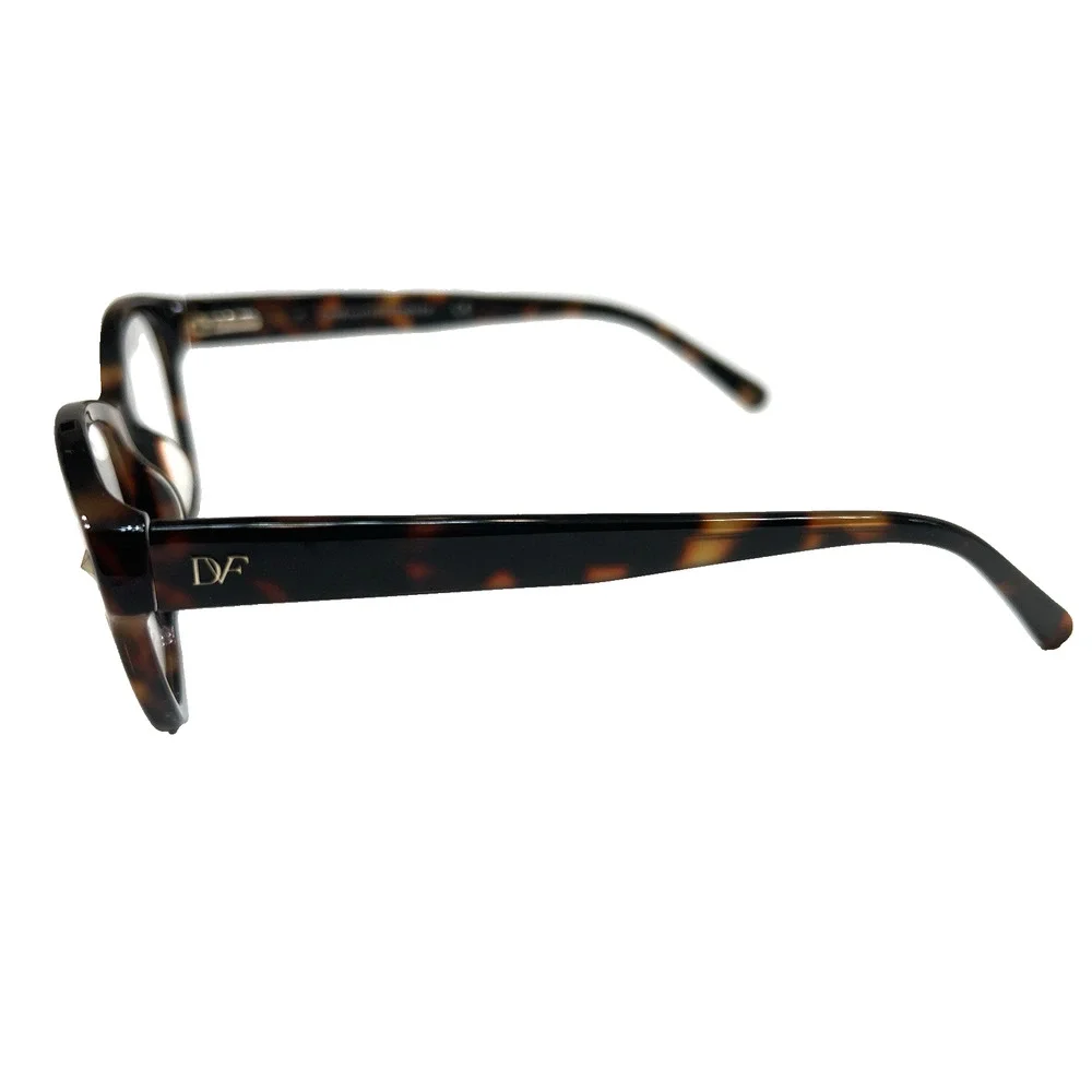 NEW Diane von Furstenberg DVF 5072 240 Glossy Tortoise Cats Eye Frames 50-19-135